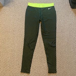 Nike Pro FUN Polka Dot Leggings Size L